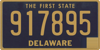 DE license plate 917895
