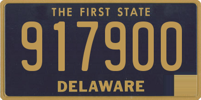 DE license plate 917900