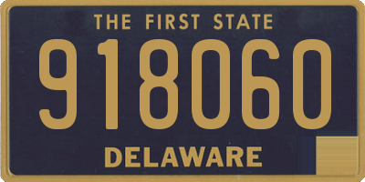 DE license plate 918060