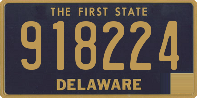 DE license plate 918224