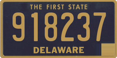 DE license plate 918237