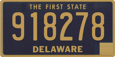 DE license plate 918278
