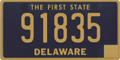 DE license plate 91835