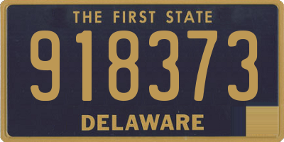 DE license plate 918373