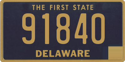 DE license plate 91840