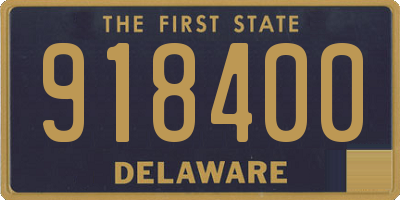 DE license plate 918400
