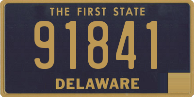 DE license plate 91841