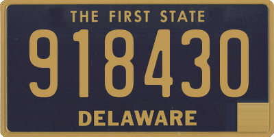 DE license plate 918430