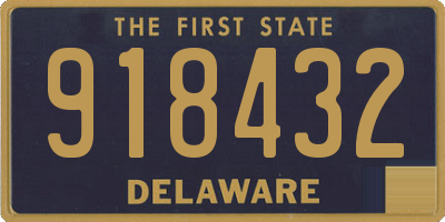 DE license plate 918432