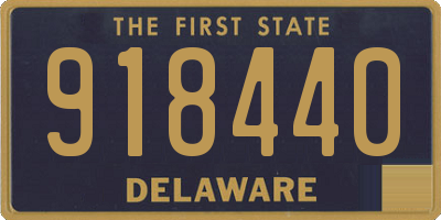 DE license plate 918440