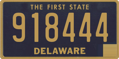 DE license plate 918444