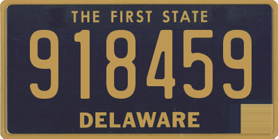 DE license plate 918459