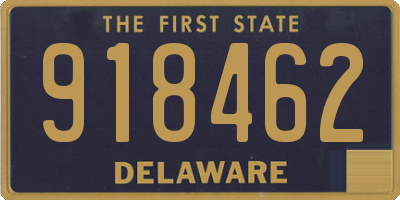 DE license plate 918462