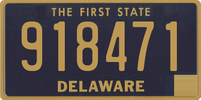 DE license plate 918471