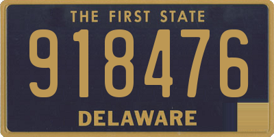 DE license plate 918476