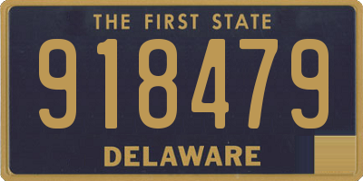 DE license plate 918479