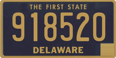 DE license plate 918520