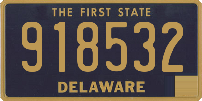 DE license plate 918532