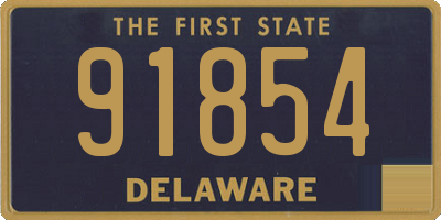 DE license plate 91854