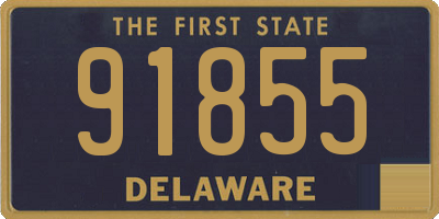 DE license plate 91855