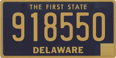 DE license plate 918550