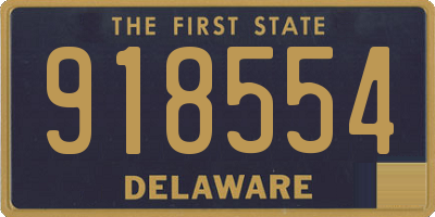 DE license plate 918554