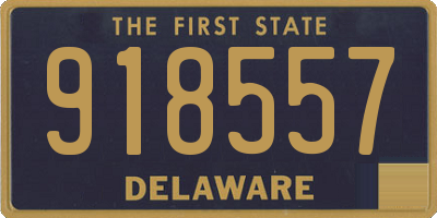 DE license plate 918557