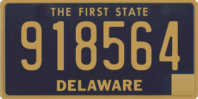 DE license plate 918564