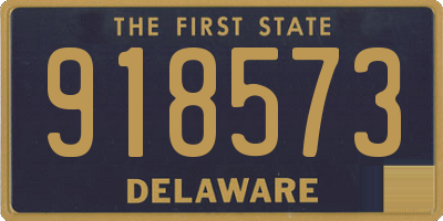 DE license plate 918573