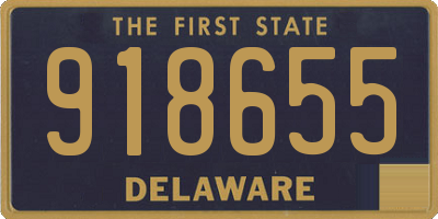 DE license plate 918655