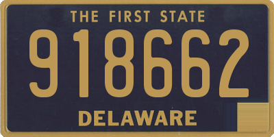 DE license plate 918662
