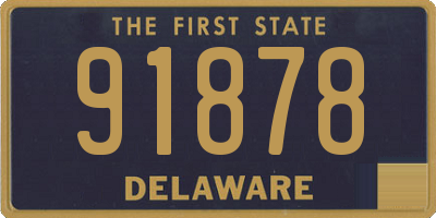 DE license plate 91878