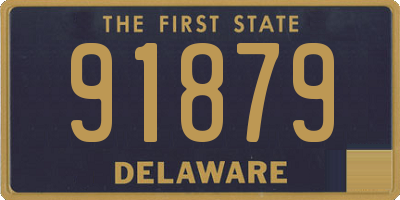 DE license plate 91879