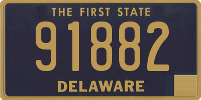 DE license plate 91882