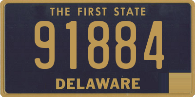 DE license plate 91884