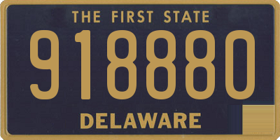 DE license plate 918880