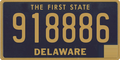 DE license plate 918886