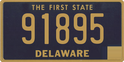 DE license plate 91895