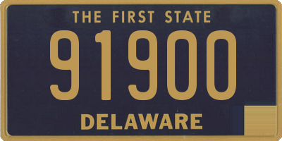 DE license plate 91900
