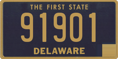 DE license plate 91901