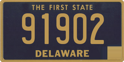 DE license plate 91902
