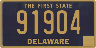 DE license plate 91904