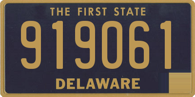 DE license plate 919061