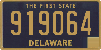 DE license plate 919064