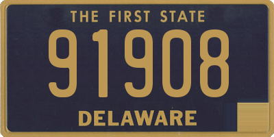 DE license plate 91908