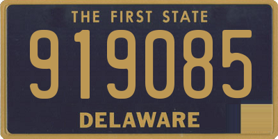 DE license plate 919085