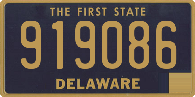 DE license plate 919086
