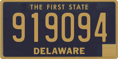 DE license plate 919094