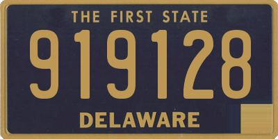 DE license plate 919128
