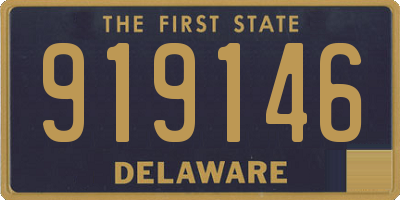 DE license plate 919146